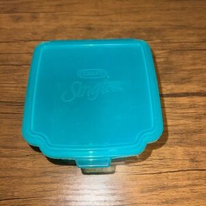 Vintage Kraft Singles Cheese Storage Container - Rare Blue Color In Great Shape!